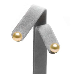 Sarı İnci Güney Denizi Top Küpe