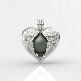 Melek Tahiti Siyah İncili Kolye