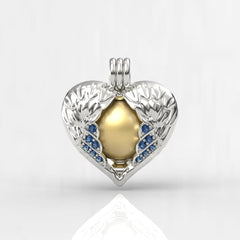 Melek Sarı Güney Denizi İncili Kolye