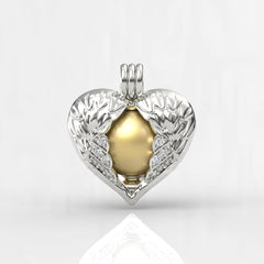 Melek Sarı Güney Denizi İncili Kolye