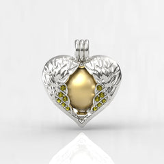 Melek Sarı Güney Denizi İncili Kolye