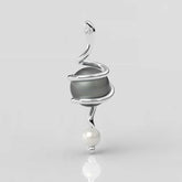 Kleopatra Tahiti Siyah İncili Kolye