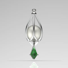 Zade İnci Kolye Seti Akoya - Tatlısu