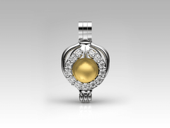 Katre Sarı Güney Denizi İncili Kolye