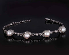 Beyaz Swarovski Yakamoz Takım Set