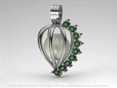 Efsane Beyaz Güney Denizi İncili Kolye