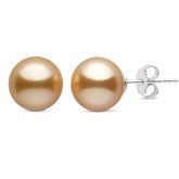 Sarı İnci Güney Denizi Top Küpe