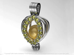 İnci Tanem Sarı Güney Denizi İncili Kolye