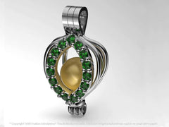 İnci Tanem Sarı Güney Denizi İncili Kolye