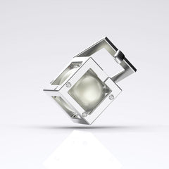 Küp Beyaz Güney Denizi İncili Kolye