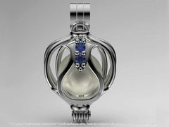 Lalezar Beyaz Güney Denizi İncili Kolye