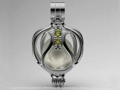 Lalezar Beyaz Güney Denizi İncili Kolye