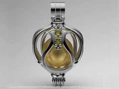 Lalezar Sarı Güney Denizi İncili Kolye