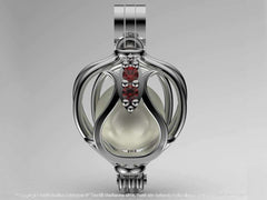 Lalezar Beyaz Güney Denizi İncili Kolye