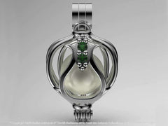 Lalezar Beyaz Güney Denizi İncili Kolye