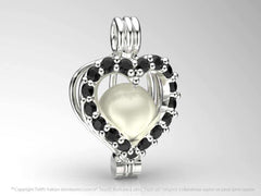 Okyanusun Kalbi İnci Kolye Seti Akoya - Tatlısu