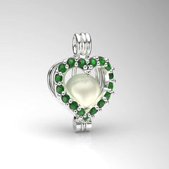 Okyanusun Kalbi İnci Kolye Seti Akoya - Tatlısu