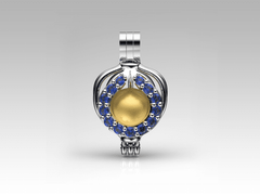 Katre Sarı Güney Denizi İncili Kolye