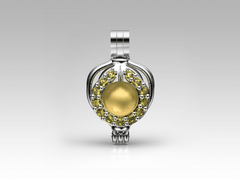 Katre Sarı Güney Denizi İncili Kolye