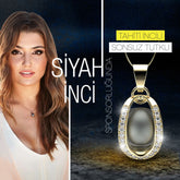 Siyah İnci Dizi Kolyesi