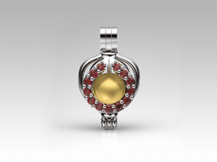 Katre Sarı Güney Denizi İncili Kolye