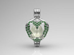 Kelebek İnci Kolye Seti Akoya - Tatlısu