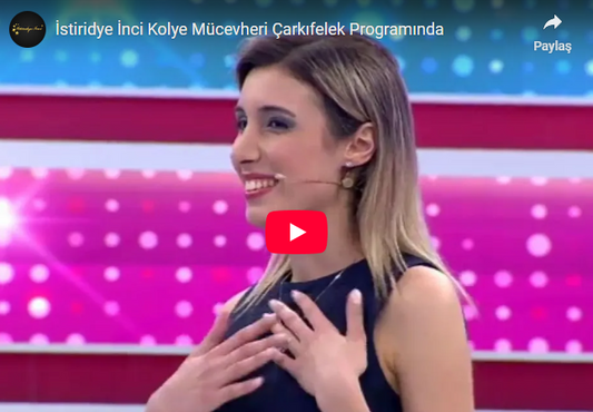 Milyonları Ekran Başına Toplayan Program Çarkıfelek’te İstiridye İnci Mücevher Efsane Kolyesi