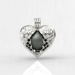 Melek Tahiti Siyah İncili Kolye