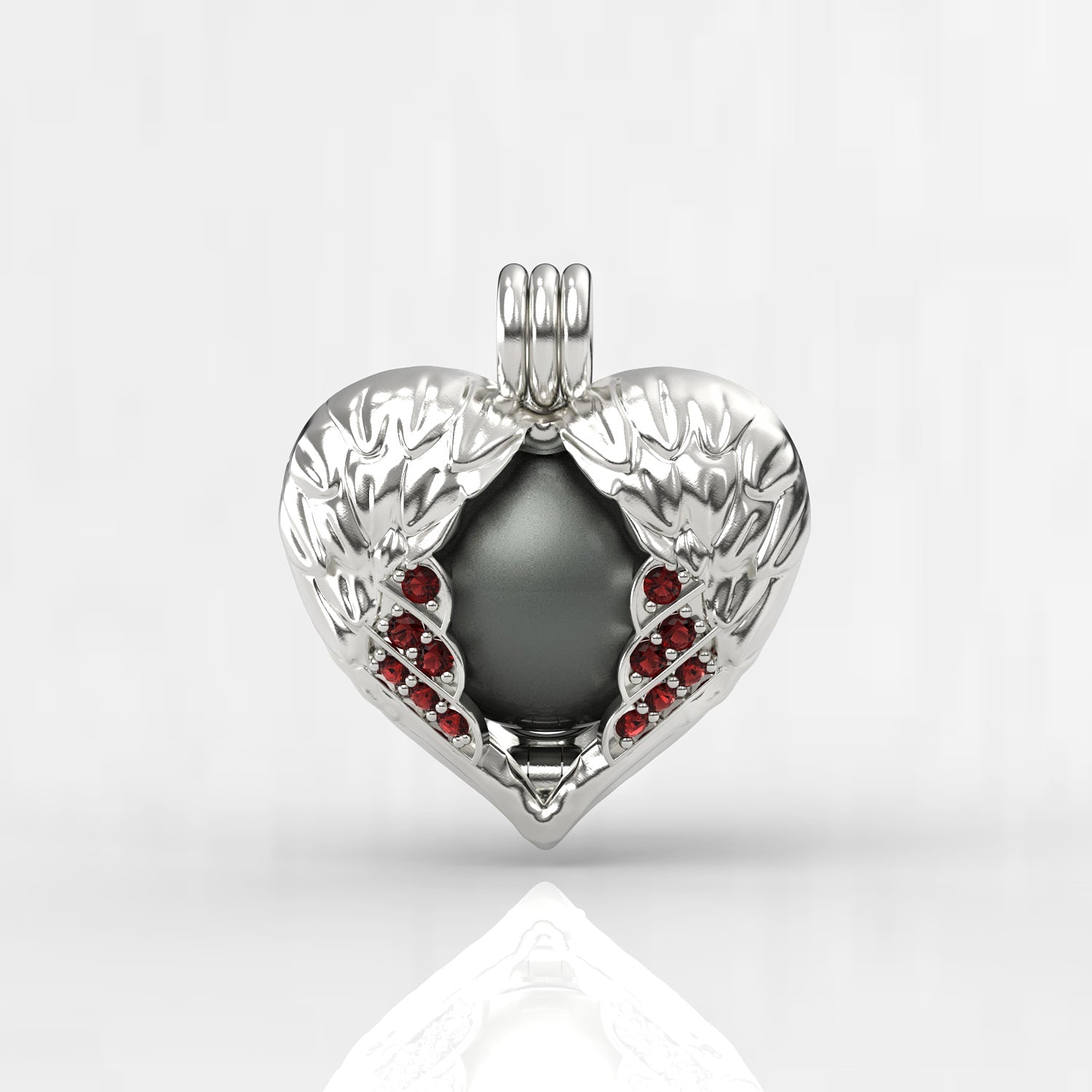 Melek Tahiti Siyah İncili Kolye