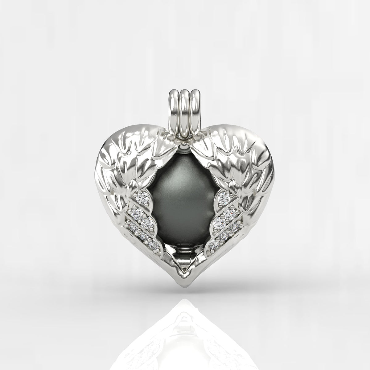 Melek Tahiti Siyah İncili Kolye