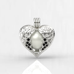 Melek Beyaz Güney Denizi İncili Kolye