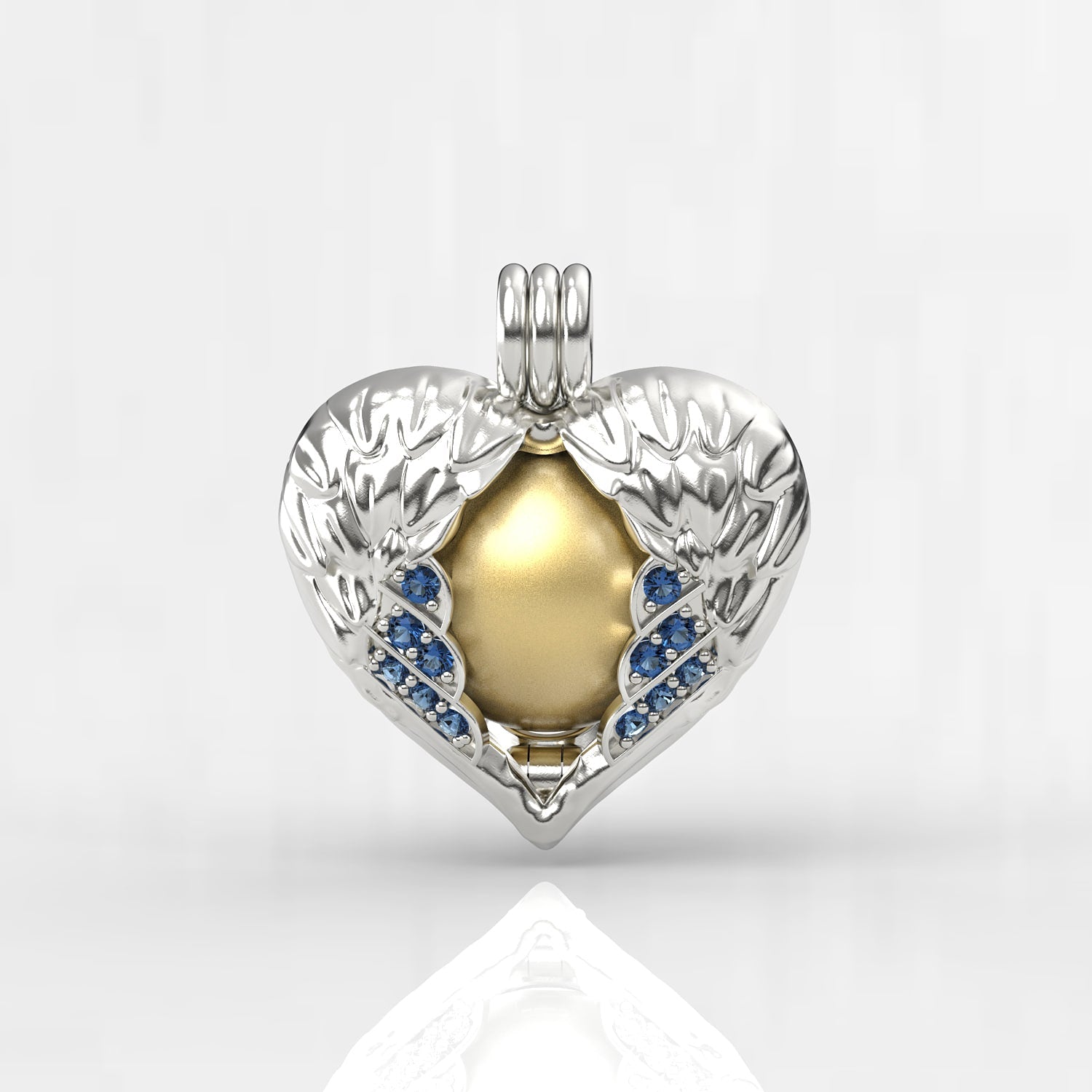 Melek Sarı Güney Denizi İncili Kolye