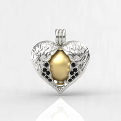 Melek Sarı Güney Denizi İncili Kolye