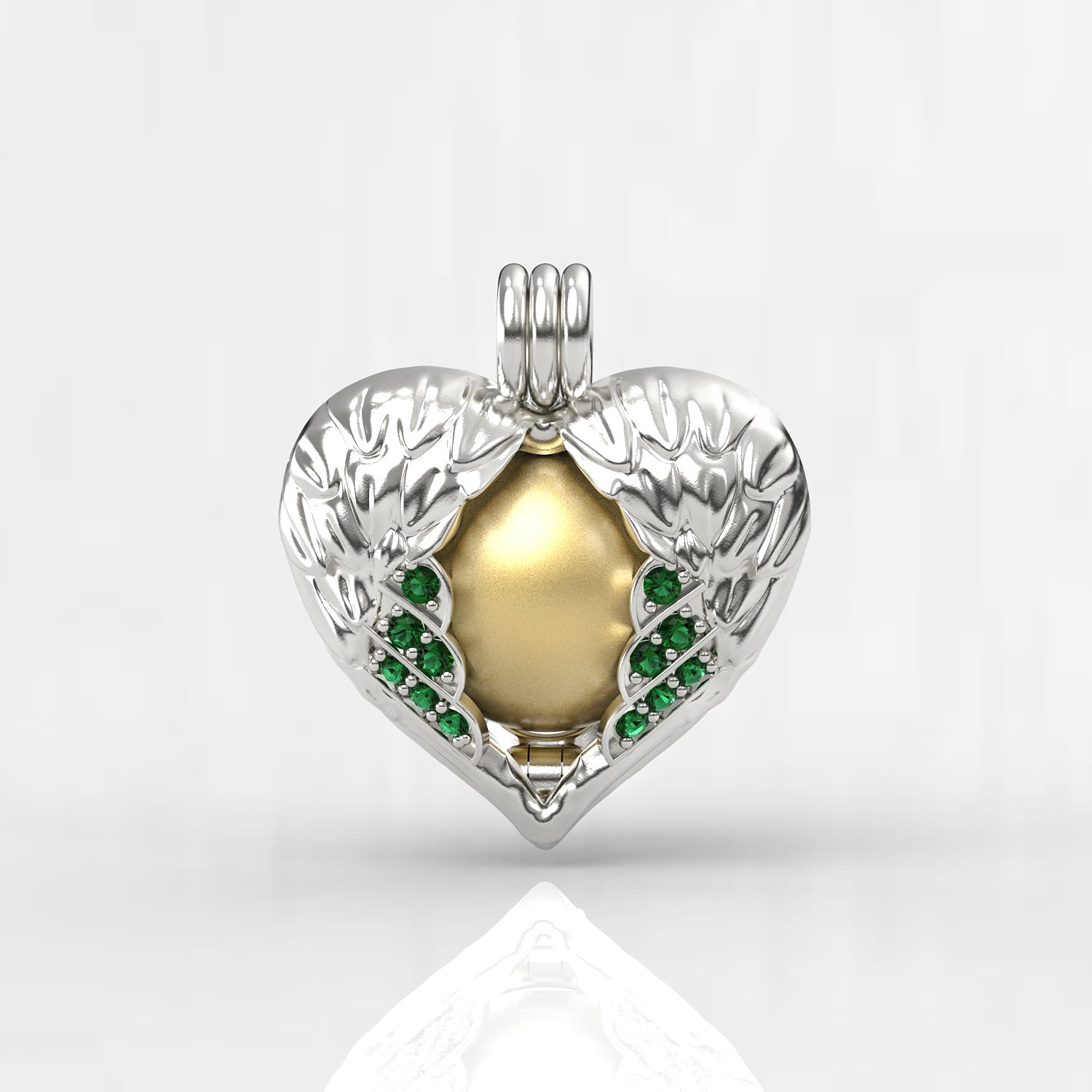 Melek Sarı Güney Denizi İncili Kolye