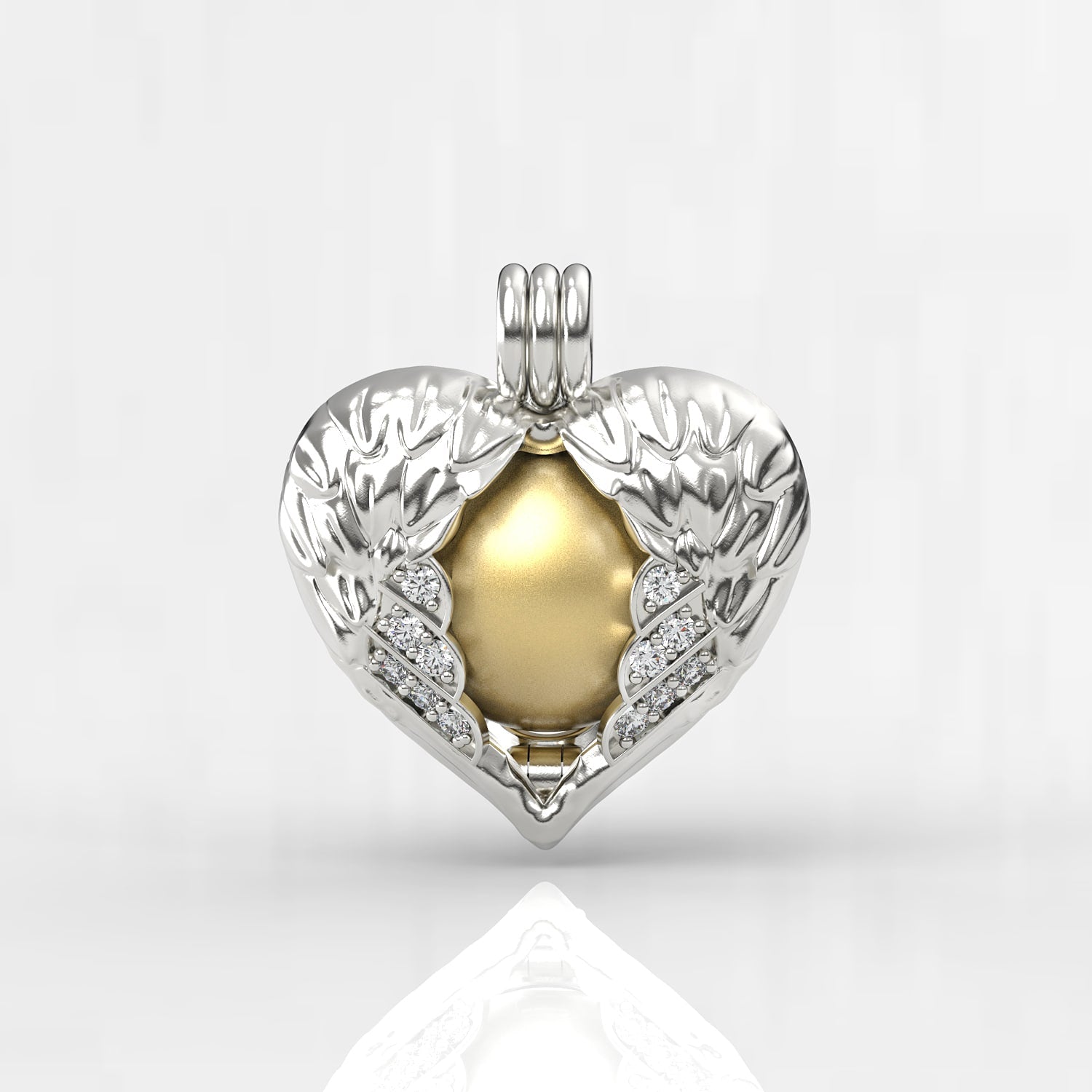 Melek Sarı Güney Denizi İncili Kolye