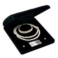 Double Dizi İnci Seti Akoya