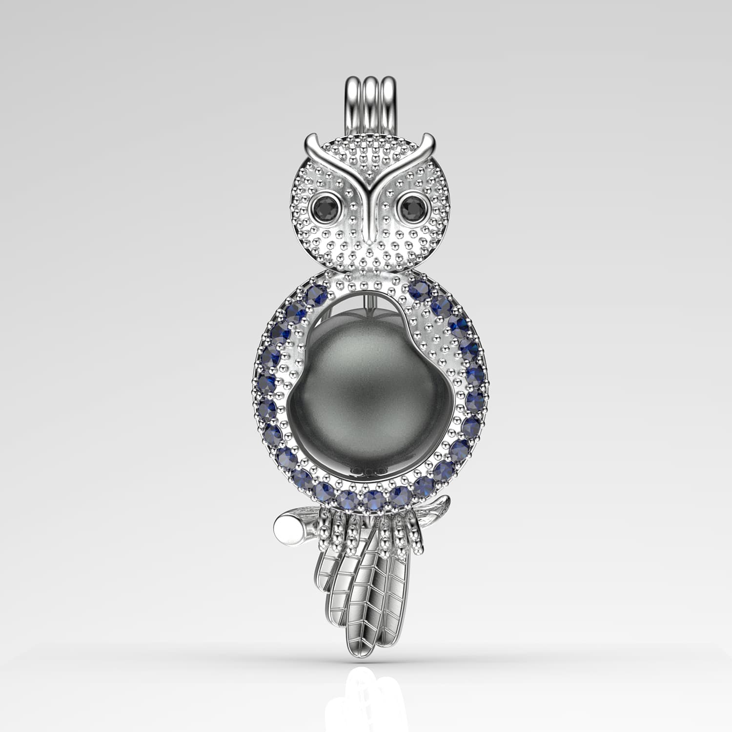 Lilitu Tahiti Siyah İncili Kolye