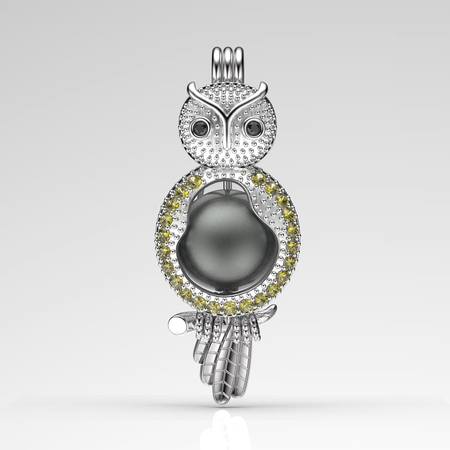 Lilitu Tahiti Siyah İncili Kolye