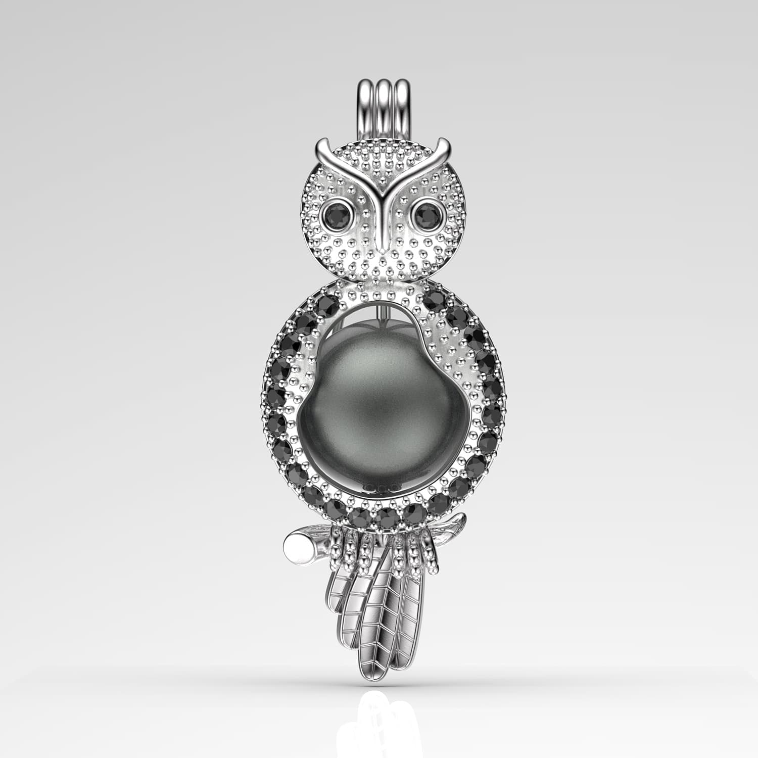 Lilitu Tahiti Siyah İncili Kolye