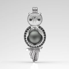 Lilitu Tahiti Siyah İncili Kolye