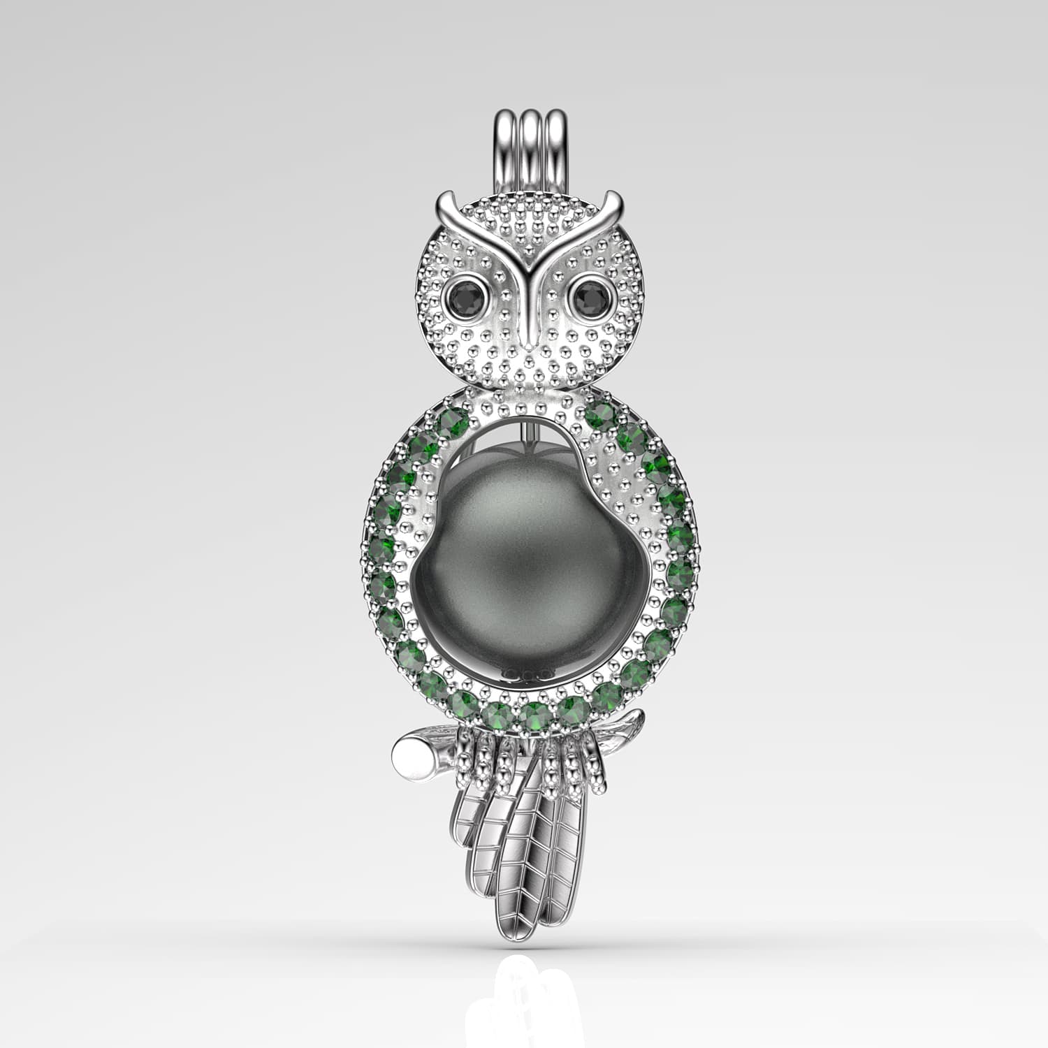 Lilitu Tahiti Siyah İncili Kolye