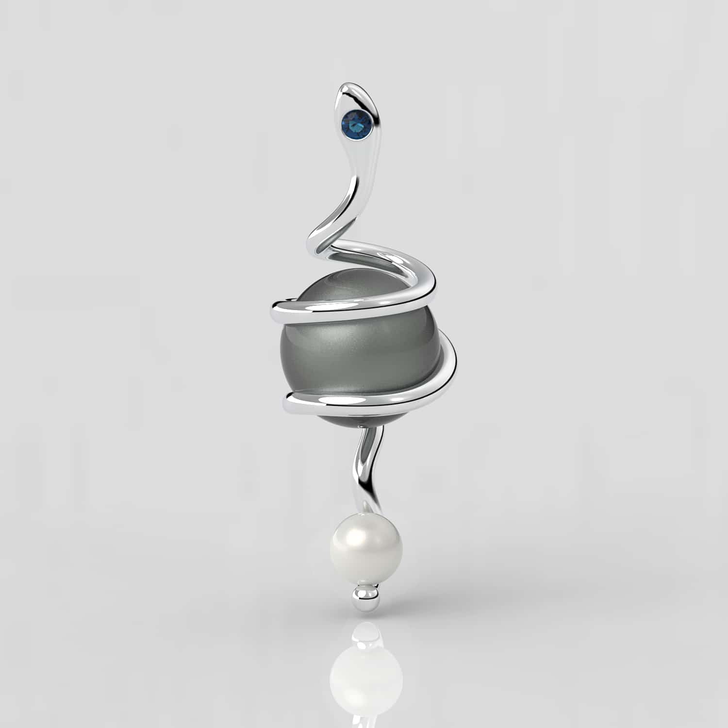 Kleopatra Tahiti Siyah İncili Kolye