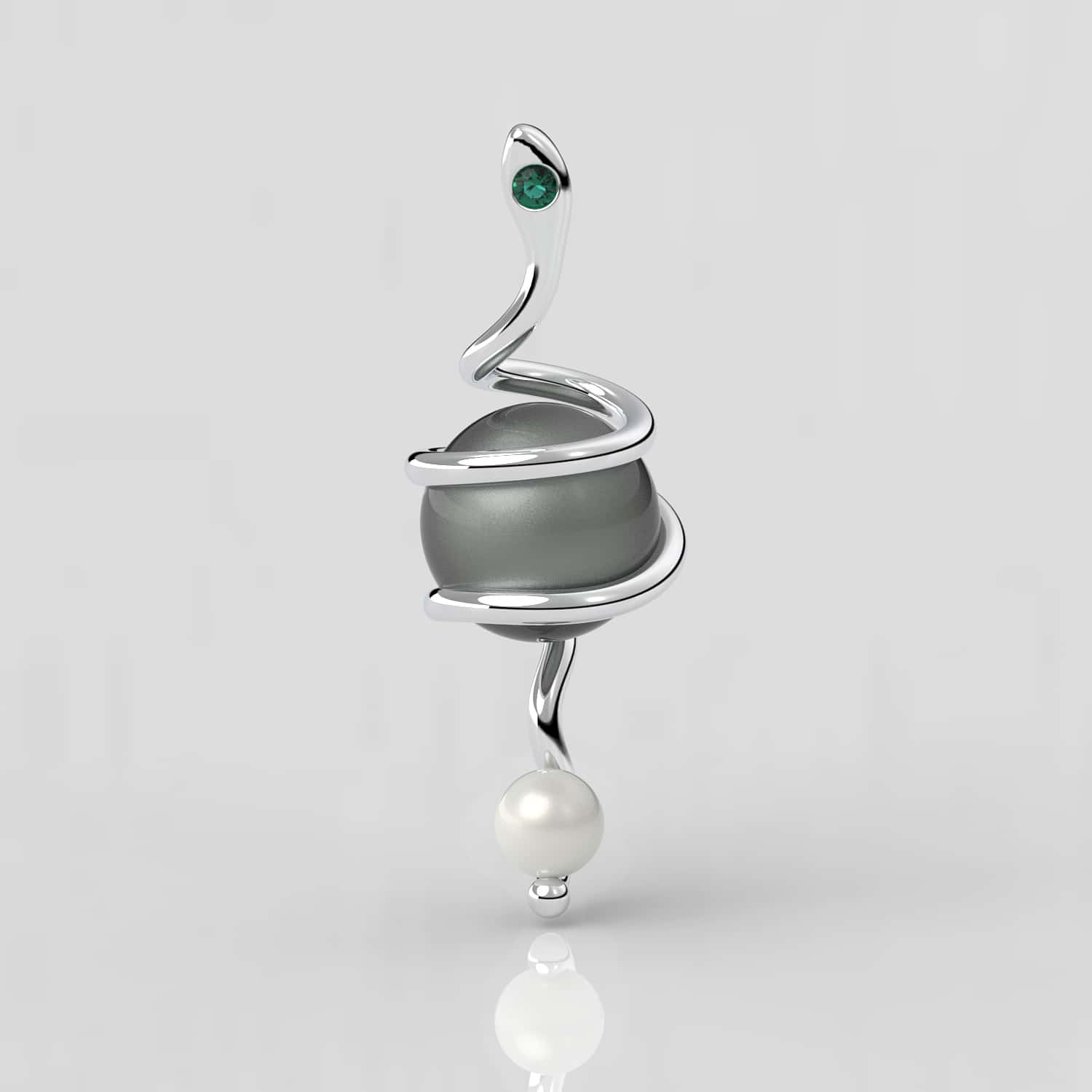 Kleopatra Tahiti Siyah İncili Kolye