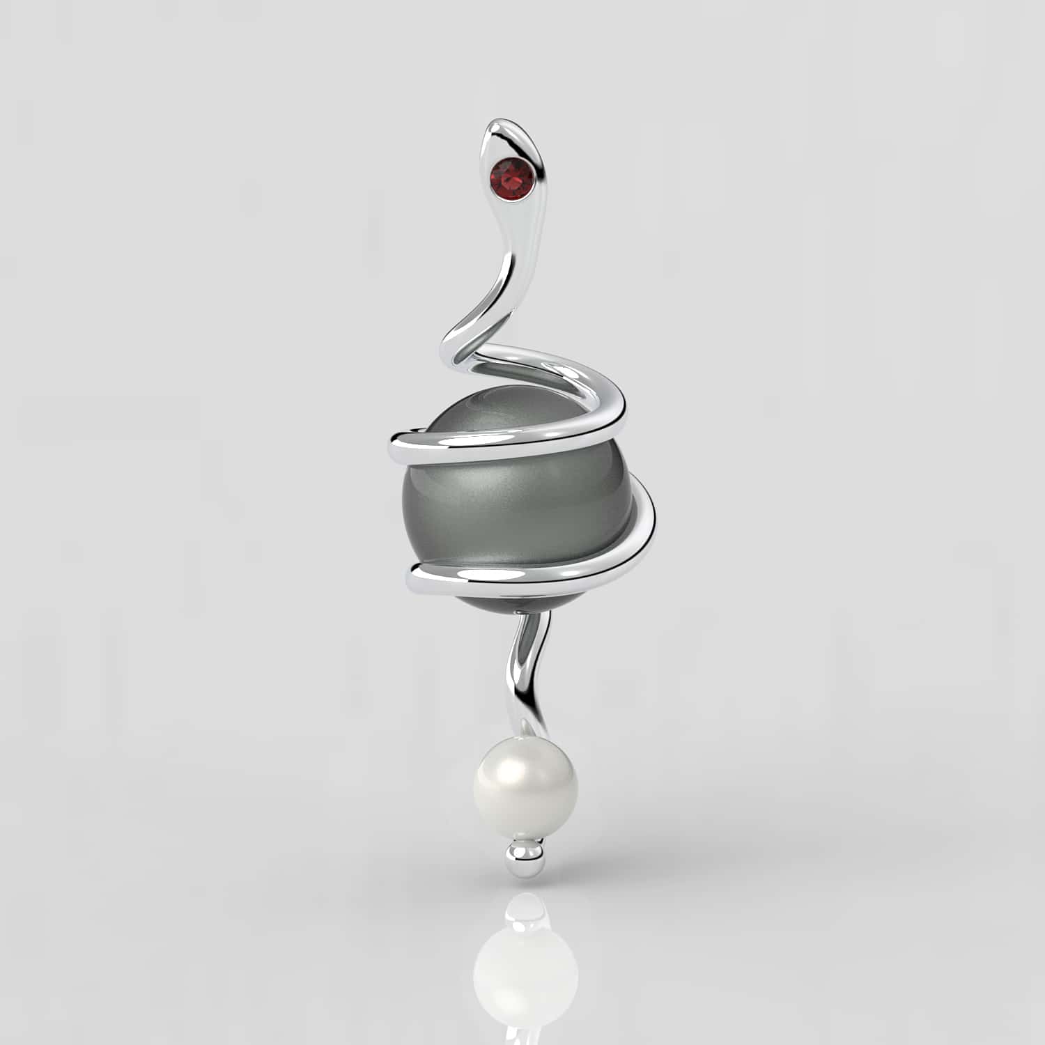 Kleopatra Tahiti Siyah İncili Kolye