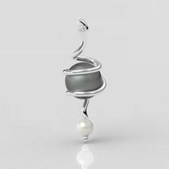 Kleopatra Tahiti Siyah İncili Kolye