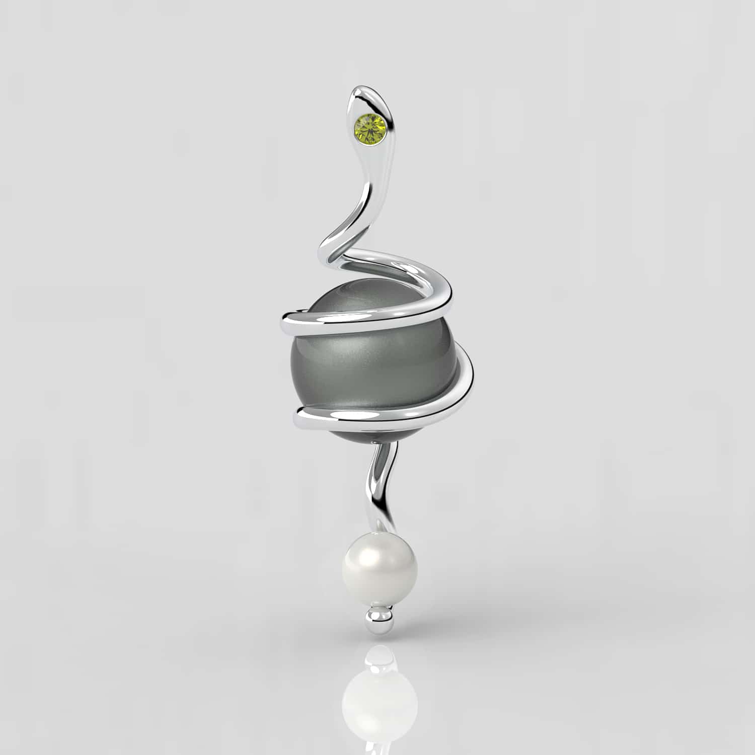 Kleopatra Tahiti Siyah İncili Kolye