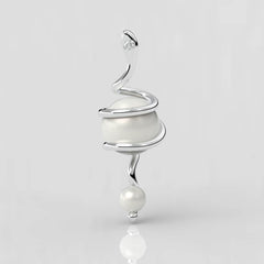 Kleopatra Beyaz Güney Denizi İncili Kolye