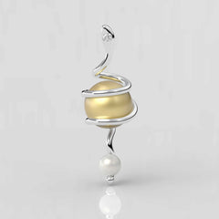 Kleopatra Sarı Güney Denizi İncili Kolye