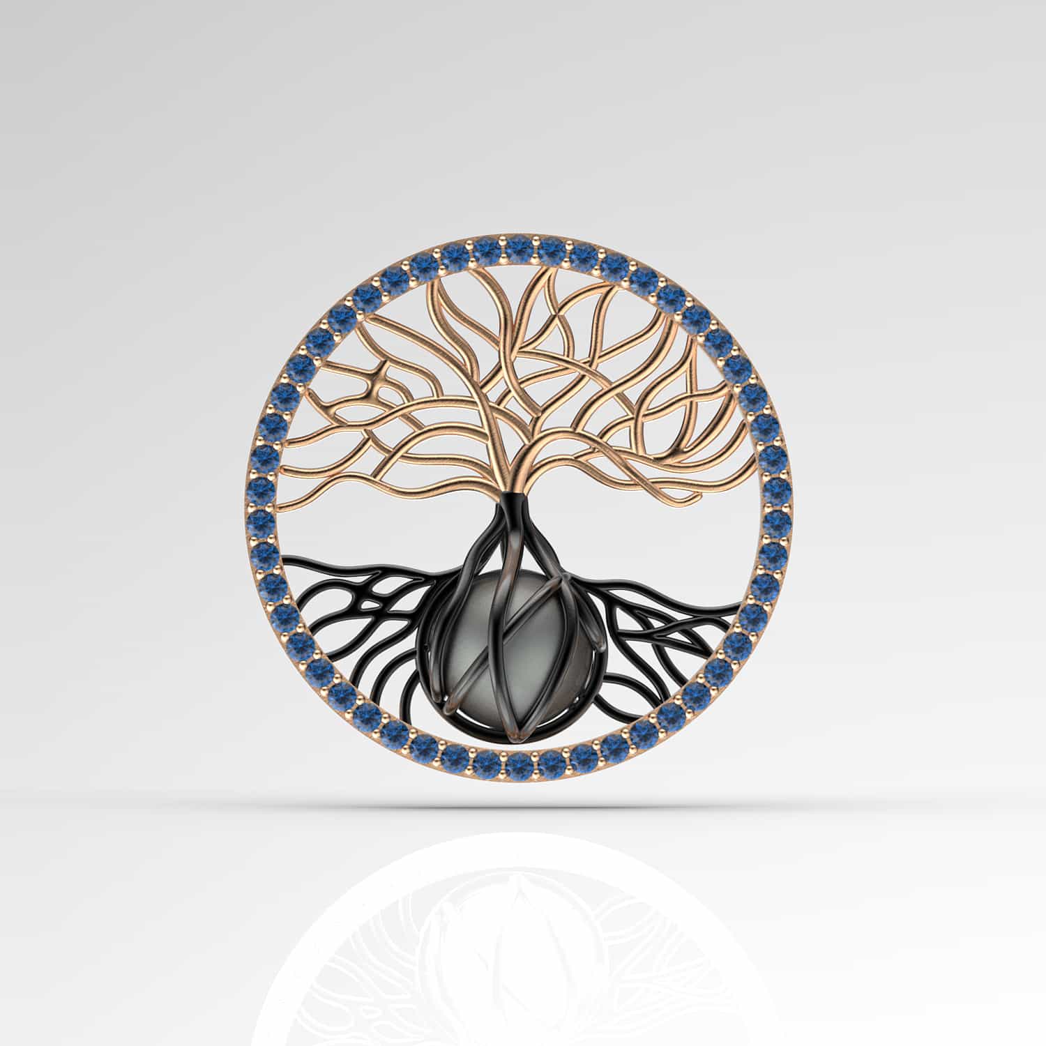 Yaşam Tahiti Siyah İncili Kolye