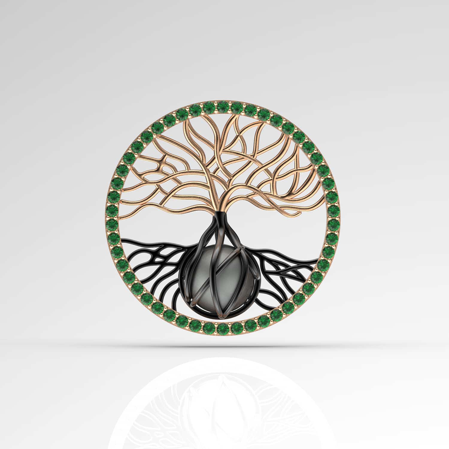 Yaşam Tahiti Siyah İncili Kolye